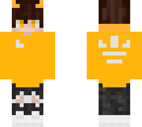 cool orange demon boy