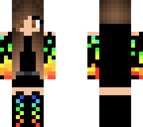 cool rainbow fire girl (credit to emmanem11)
