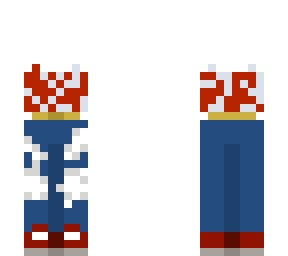 cow outfit base red