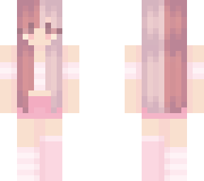 creme pink half/half hair (hair and eyes by @aver1ly)