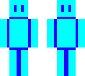 cyan man