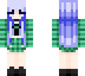 girl in blue