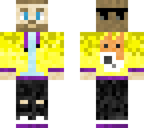 goes yellow&purple gafas (buddy back + sudadera abierta)