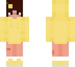 lemon hoodie  (short hair)