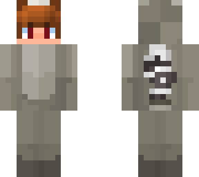 me in a raccoon onesie