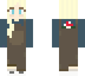 mushroom dungarees
