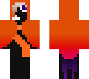 my minecraft skin if i was in mcc on orange team