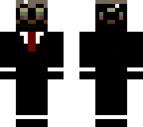 noir burger tuxedo with disguise