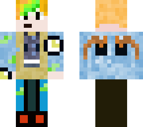 orange boy half demon slayer ugly