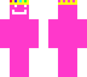 pink blob with crown