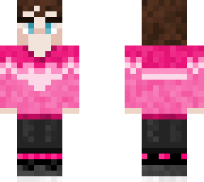 pink heart sweater masc
