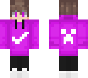 purple nike boy