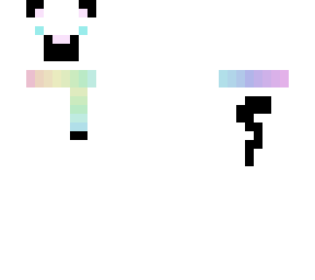 white cat wearing rainbow spring scarf