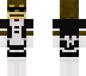 alex in a maid dress