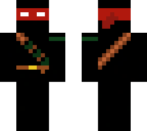 black ninja with granades