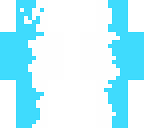 blue and white
