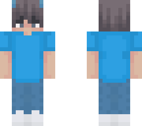blue shirt guy