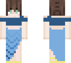 blue skirt girl for midnightblue5's 10subs challenge