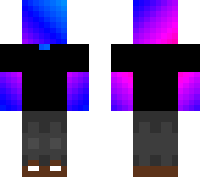 blue to pink character