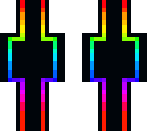 dark neon rainbow