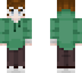 green hoodie with glasses