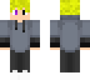 half enderman blond boy