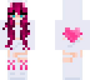 pink haired catgirl