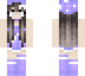 purple mushroom girl