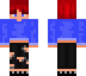 red hair boy with cropped shirt