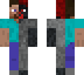 splitted steve