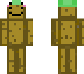 spud with a frog hat