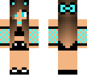 blue catgirl