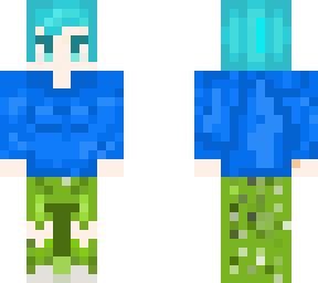 blue man