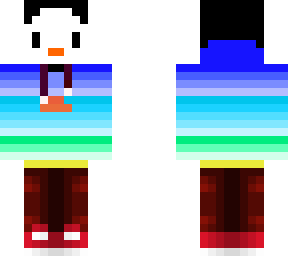 blue theme penguin