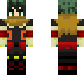 deku orange & black