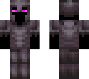 enderman in netherite armor