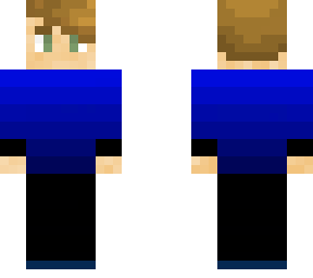 fading blue shirt boy