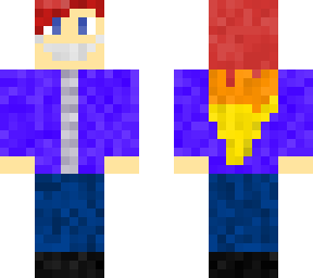 fire hair girl