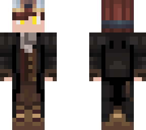my other minecraft character but as a steampunker