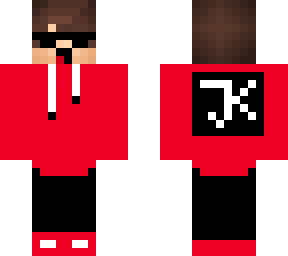 red hoodie