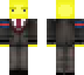 yellow man with suit