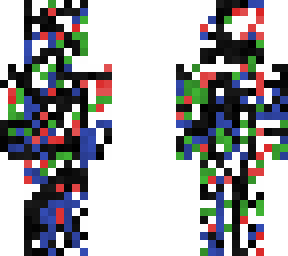 ( glitched man ))