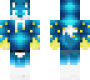 blue fox in a sweater 3