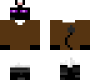enderman with a bunny hat