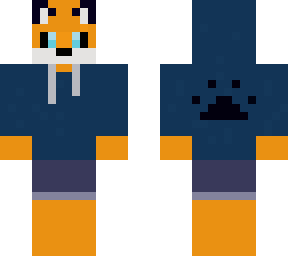 fox with hoodie