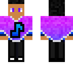 gradient music poncho
