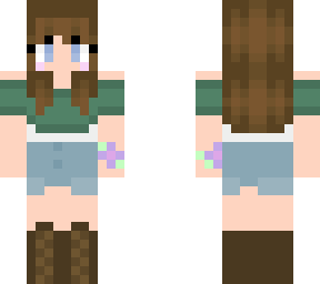 green croptop