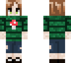 green sweater :)