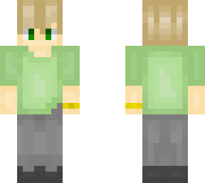 green t-shirt