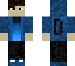 menino de azul escuro